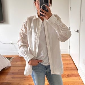 Bec & Bridge Off White Bottom Down Shirt